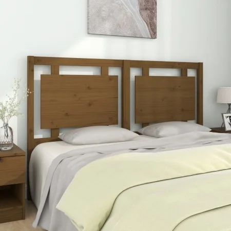 Solid pine wood bed headboard honey brown 155.5x4x100 cm by vidaXL, Headboards and footboards - Ref: Foro24-817948, Price: 75...