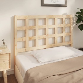 Cabecero de cama madera maciza de pino 125,5x4x100