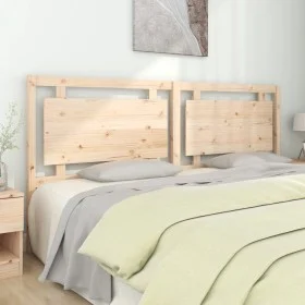 Bettkopfteil aus massivem Kiefernholz, 205,5 x 4 x 100 cm von vidaXL, Kopf- und Fußteile - Ref: Foro24-817960, Preis: 80,34 €...