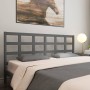 Bettkopfteil aus massivem grauem Kiefernholz, 205,5 x 4 x 100 cm von vidaXL, Kopf- und Fußteile - Ref: Foro24-817912, Preis: ...