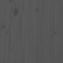 Solid gray pine wood bed headboard 125.5x4x100 cm by vidaXL, Headboards and footboards - Ref: Foro24-817932, Price: 49,43 €, ...