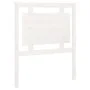 Solid white pine wood bed headboard 80.5x4x100 cm by vidaXL, Headboards and footboards - Ref: Foro24-817916, Price: 52,77 €, ...