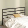 Bettkopfteil aus massivem grauem Kiefernholz, 206 x 4 x 100 cm von vidaXL, Kopf- und Fußteile - Ref: Foro24-817662, Preis: 46...