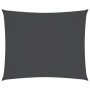 Toldo de vela rectangular tela Oxford gris antracita 3,5x4,5 m