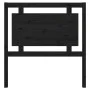 Bettkopfteil aus massivem schwarzem Kiefernholz, 95,5 x 4 x 100 cm von vidaXL, Kopf- und Fußteile - Ref: Foro24-817924, Preis...