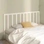 Cabecero de cama madera maciza de pino blanco 206x4x100 cm de vidaXL, Cabeceros y pies de cama - Ref: Foro24-817761, Precio: ...