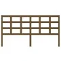 Solid pine wood bed headboard honey brown 185.5x4x100 cm by vidaXL, Headboards and footboards - Ref: Foro24-817908, Price: 54...
