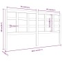 Bettkopfteil aus massivem Kiefernholz, honigbraun, 185,5 x 4 x 100 cm von vidaXL, Kopf- und Fußteile - Ref: Foro24-817908, Pr...
