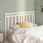 Solid white pine wood bed headboard 156x4x100 cm by vidaXL, Headboards and footboards - Ref: Foro24-817796, Price: 67,46 €, D...