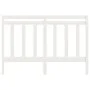 Cabecero de cama madera maciza de pino blanco 156x4x100 cm de vidaXL, Cabeceros y pies de cama - Ref: Foro24-817796, Precio: ...
