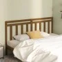 Cabecero de cama madera maciza de pino marrón miel 206x4x100 cm de vidaXL, Cabeceros y pies de cama - Ref: Foro24-817813, Pre...