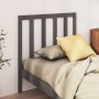Bettkopfteil aus massivem grauem Kiefernholz, 81 x 4 x 100 cm von vidaXL, Kopf- und Fußteile - Ref: Foro24-817717, Preis: 31,...