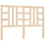 Solid pine wood bed headboard 126x4x100 cm by vidaXL, Headboards and footboards - Ref: Foro24-817830, Price: 28,60 €, Discoun...