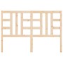 Solid pine wood bed headboard 126x4x100 cm by vidaXL, Headboards and footboards - Ref: Foro24-817830, Price: 28,60 €, Discoun...