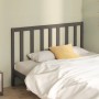 Solid gray pine wood bed headboard 156x4x100 cm by vidaXL, Headboards and footboards - Ref: Foro24-817747, Price: 49,02 €, Di...
