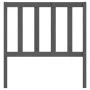 Solid gray pine wood bed headboard 106x4x100 cm by vidaXL, Headboards and footboards - Ref: Foro24-817727, Price: 21,86 €, Di...