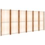 Trennwand mit 6 cremeweißen Paneelen 420x180 cm von vidaXL, Raumteiler - Ref: Foro24-319186, Preis: 207,85 €, Rabatt: %