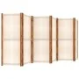 Divider screen with 6 cream white panels 420x180 cm by vidaXL, Room dividers - Ref: Foro24-319186, Price: 203,96 €, Discount: %