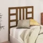 Bettkopfteil aus massivem Kiefernholz in Honigbraun, 81 x 4 x 100 cm von vidaXL, Kopf- und Fußteile - Ref: Foro24-817818, Pre...