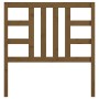 Honey brown solid pine wood bed headboard 81x4x100 cm by vidaXL, Headboards and footboards - Ref: Foro24-817818, Price: 24,24...