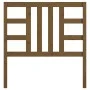 Honey brown solid pine wood bed headboard 81x4x100 cm by vidaXL, Headboards and footboards - Ref: Foro24-817818, Price: 24,01...