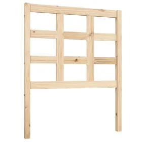 Bettkopfteil aus massivem Kiefernholz, 80,5 x 4 x 100 cm von vidaXL, Kopf- und Fußteile - Ref: Foro24-817865, Preis: 31,34 €,...