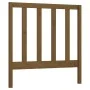 Bettkopfteil aus massivem Kiefernholz in Honigbraun, 96 x 4 x 100 cm von vidaXL, Kopf- und Fußteile - Ref: Foro24-817673, Pre...