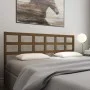 Bettkopfteil aus massivem Kiefernholz in Honigbraun, 205 x 4 x 100 cm von vidaXL, Kopf- und Fußteile - Ref: Foro24-817913, Pr...