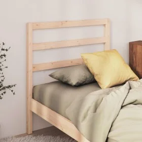Solid pine wood bed headboard 96x4x100 cm by vidaXL, Headboards and footboards - Ref: Foro24-817620, Price: 19,35 €, Discount: %