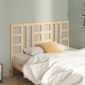 Solid pine wood bed headboard 166x4x100 cm by vidaXL, Headboards and footboards - Ref: Foro24-817850, Price: 42,52 €, Discoun...