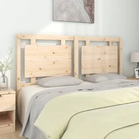 Bettkopfteil aus massivem Kiefernholz, 155,5 x 4 x 100 cm von vidaXL, Kopf- und Fußteile - Ref: Foro24-817945, Preis: 57,60 €...