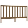 Honey brown solid pine wood bed headboard 186x4x100 cm by vidaXL, Headboards and footboards - Ref: Foro24-817708, Price: 36,9...