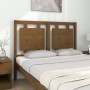 Bettkopfteil aus massivem Kiefernholz, honigbraun, 125,5 x 4 x 100 cm von vidaXL, Kopf- und Fußteile - Ref: Foro24-817933, Pr...