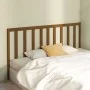Cabecero de cama madera maciza de pino marrón miel 206x4x100 cm de vidaXL, Cabeceros y pies de cama - Ref: Foro24-817713, Pre...