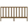 Cabecero de cama madera maciza de pino marrón miel 206x4x100 cm de vidaXL, Cabeceros y pies de cama - Ref: Foro24-817713, Pre...