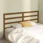 Cabecero de cama madera maciza de pino marrón miel 206x4x100 cm de vidaXL, Cabeceros y pies de cama - Ref: Foro24-817663, Pre...