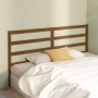 Cabecero de cama madera maciza de pino marrón miel 206x4x100 cm de vidaXL, Cabeceros y pies de cama - Ref: Foro24-817663, Pre...