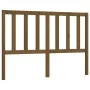 Cabecero de cama madera maciza de pino marrón miel 166x4x100 cm de vidaXL, Cabeceros y pies de cama - Ref: Foro24-817753, Pre...