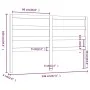 Cabecero de cama madera maciza de pino 146x4x100 cm de vidaXL, Cabeceros y pies de cama - Ref: Foro24-817640, Precio: 28,17 €...