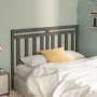 Solid gray pine wood bed headboard 166x4x100 cm by vidaXL, Headboards and footboards - Ref: Foro24-817802, Price: 32,71 €, Di...
