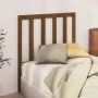 Cabecero de cama madera maciza de pino marrón miel 81x4x100 cm de vidaXL, Cabeceros y pies de cama - Ref: Foro24-817718, Prec...