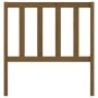 Cabecero de cama madera maciza de pino marrón miel 81x4x100 cm de vidaXL, Cabeceros y pies de cama - Ref: Foro24-817718, Prec...