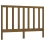 Bettkopfteil aus massivem Kiefernholz in Honigbraun, 166 x 4 x 100 cm von vidaXL, Kopf- und Fußteile - Ref: Foro24-817703, Pr...