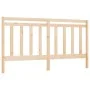 Bettkopfteil aus massivem Kiefernholz, 206 x 4 x 100 cm von vidaXL, Kopf- und Fußteile - Ref: Foro24-817810, Preis: 45,41 €, ...
