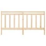 Bettkopfteil aus massivem Kiefernholz, 206 x 4 x 100 cm von vidaXL, Kopf- und Fußteile - Ref: Foro24-817810, Preis: 45,41 €, ...
