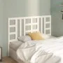 Bettkopfteil aus massivem weißem Kiefernholz, 126 x 4 x 100 cm von vidaXL, Kopf- und Fußteile - Ref: Foro24-817831, Preis: 36...