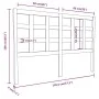 Bettkopfteil aus massivem Kiefernholz, 145,5 x 4 x 100 cm von vidaXL, Kopf- und Fußteile - Ref: Foro24-817890, Preis: 30,15 €...