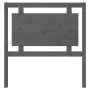Cabecero de cama madera maciza de pino gris 95,5x4x100 cm de vidaXL, Cabeceros y pies de cama - Ref: Foro24-817922, Precio: 4...
