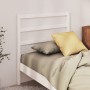 Bettkopfteil aus massivem weißem Kiefernholz, 81 x 4 x 100 cm von vidaXL, Kopf- und Fußteile - Ref: Foro24-817616, Preis: 31,...