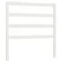 Solid white pine wood bed headboard 81x4x100 cm by vidaXL, Headboards and footboards - Ref: Foro24-817616, Price: 31,36 €, Di...